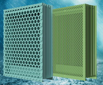 Pottorff Releases NEW EPV-545 Wind-Driven Rain Louver with Perforated Face Plate.